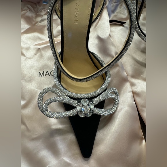 Mach & Mach Crystal Bow Pumps - Picture 14 of 16
